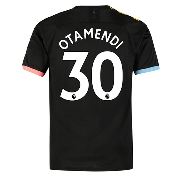 Camiseta Manchester City NO.30 Otamendi 2ª Kit 2019 2020 Negro